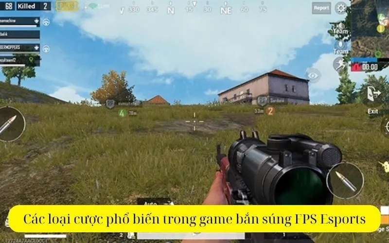 Các loại cược phổ biến trong game bắn súng FPS Esports