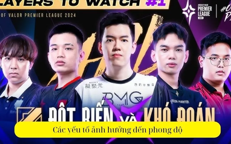 Các yếu tố ảnh hưởng đến phong độ