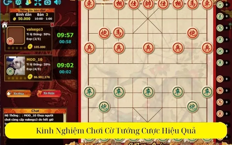 Kinh Nghiệm Chơi Cờ Tướng Cược Hiệu Quả