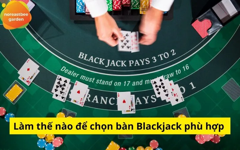 Làm thế nào để chọn bàn Blackjack phù hợp